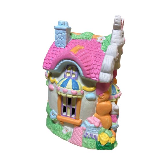 Easter Bunny Rabbit Village Candy Shop Ceramic Decor - Picture 2 of 8